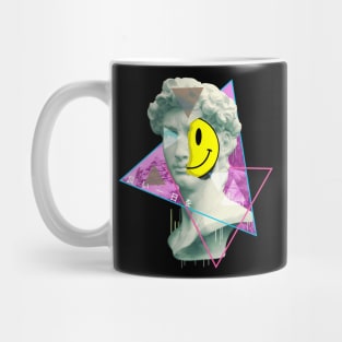 Vaporwave Have a Nice Day Statue of David Retro 1980s Art T-Shirt Mug